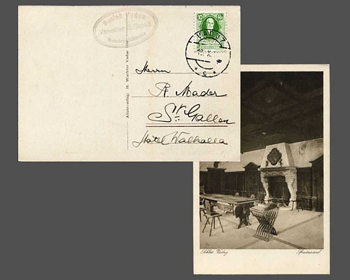 10 Rp. 1925 als Einzelfrankatur auf Ansi