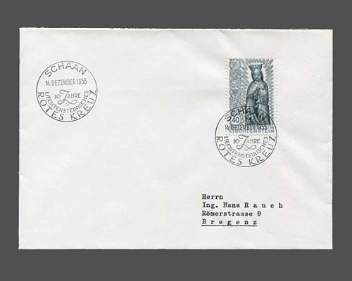 CHF 0.40 Marianisches Jahr 1954 auf Brie
