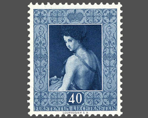 Mi.Nr. 308 I, CHF 0.40 Gemälde 1952 ** m