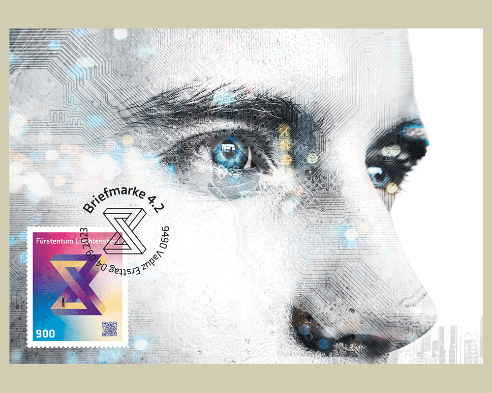 Briefmarke 4.2 - Blockchain Technologie - Maximumkarten - Philatelie  Liechtenstein