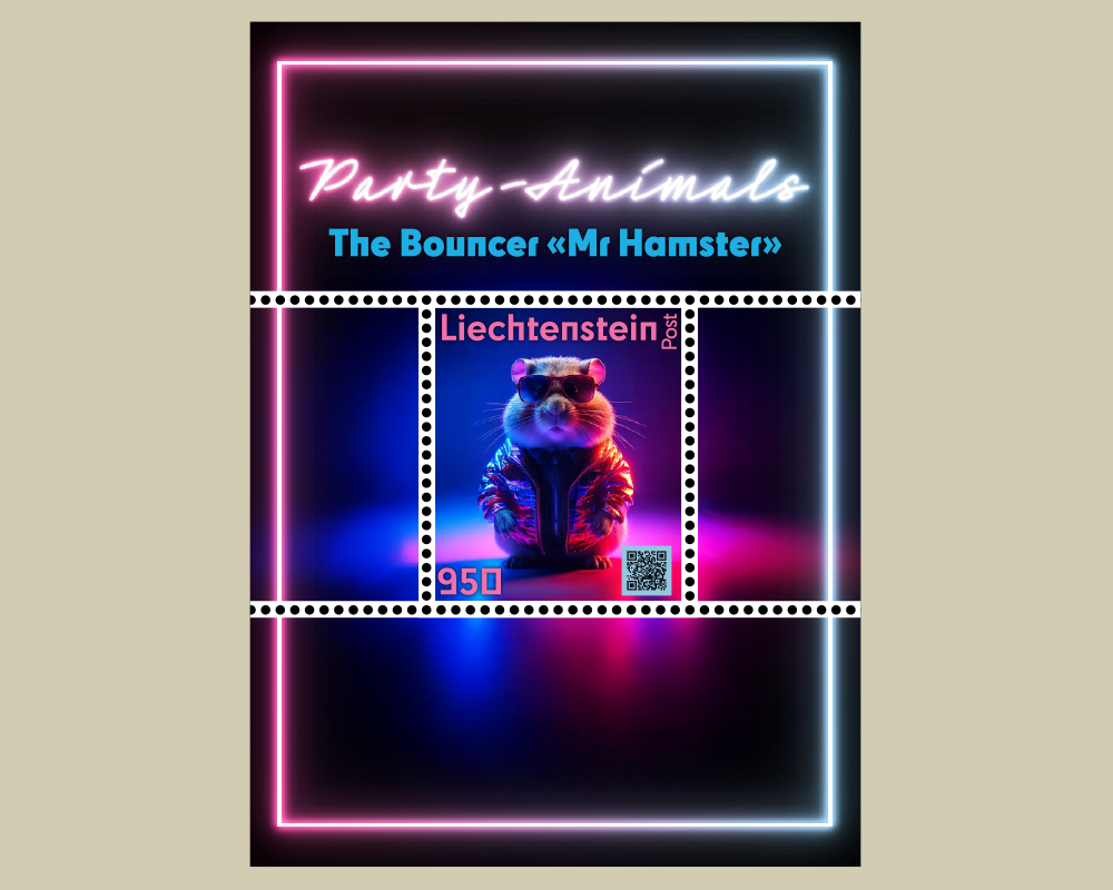 Crypto Stamp - Party-Animals - Stamps - Philatelie Liechtenstein
