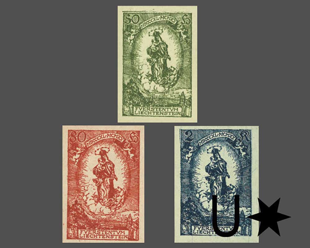 8 Timbres de 1920 ( Liechtenstein ) (Neuf (Voir description)) à pour