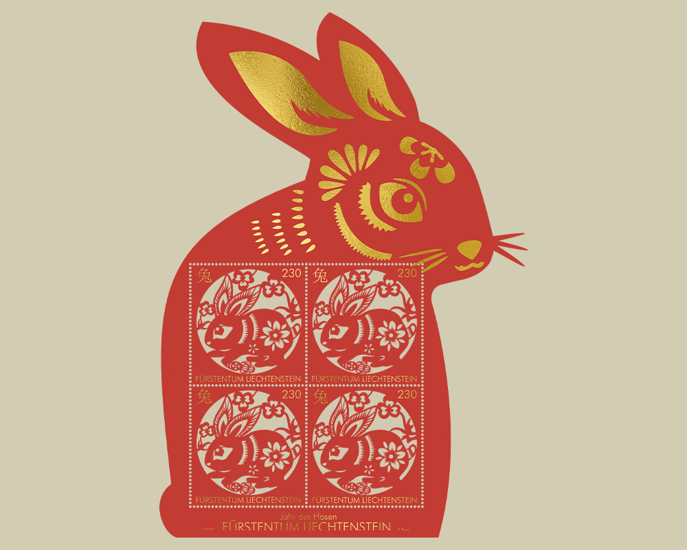 Chinese Sign of the Zodiac: Rabbit - Stamps - Philatelie Liechtenstein