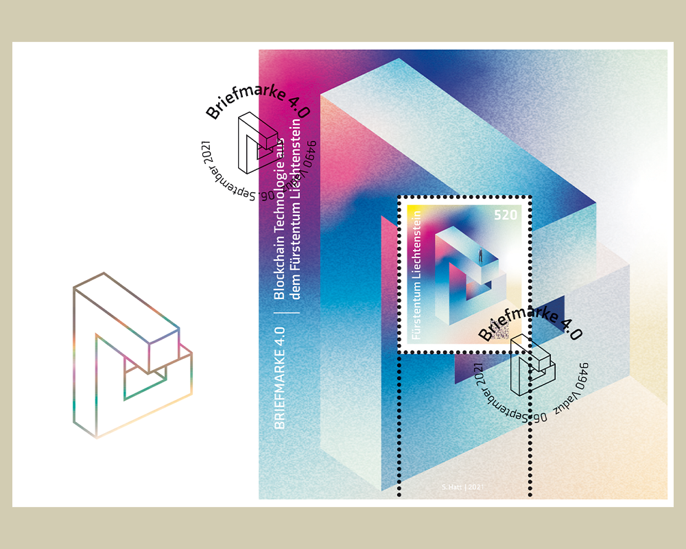 Stamp 4.0 Blockchain Technology from the - First Day Cover - Philatelie  Liechtenstein