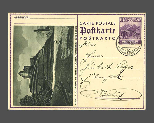 Postkarte: Alp am Bettlerjoch