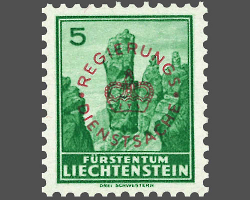 Timbres-poste courants 1934/1935 avec su