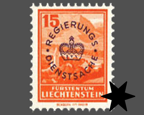 Timbres-poste courants 1934/1935 avec su