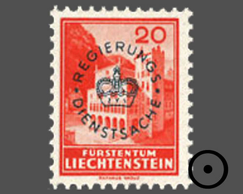 Timbres-poste courants 1934/1935 avec su