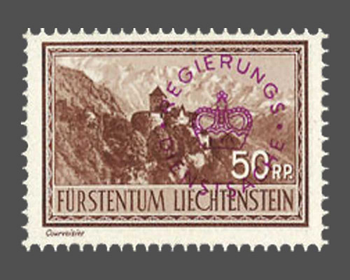 Timbres-poste courants 1934/1935 avec su