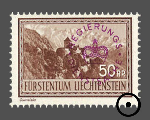 Timbres-poste courants 1934/1935 avec su