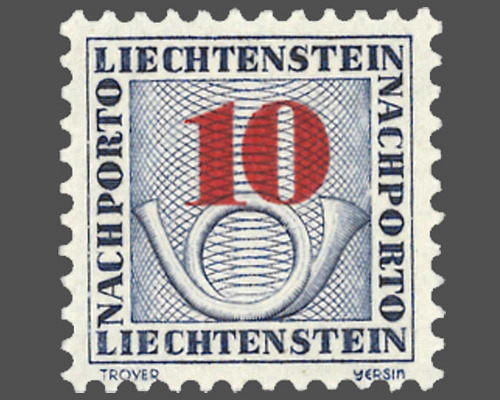 Numbers with posthorn