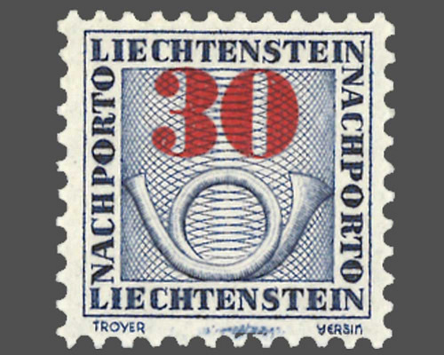 Numbers with posthorn