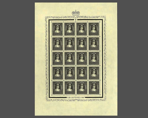 Mourning stamp for Princess Elsa