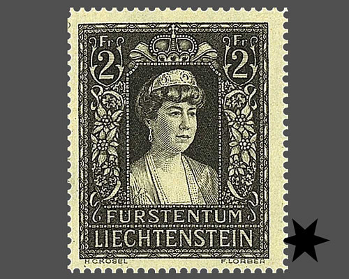 Mourning stamp for Princess Elsa