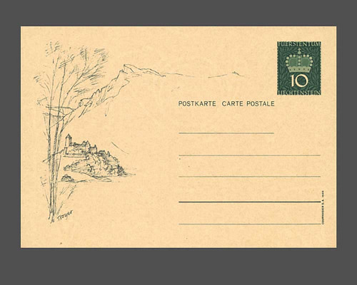 Postkarte: Fürstenkrone