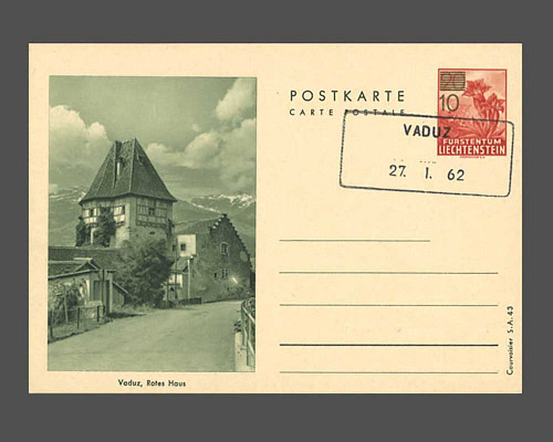 Postkarte: Enzian