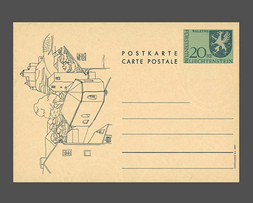 Postkarte: Gemeindwappen