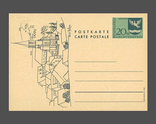 Postcard: Municipal coat of arms