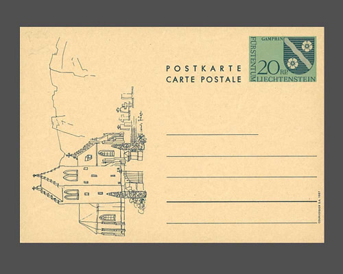 Postkarte: Gemeindwappen