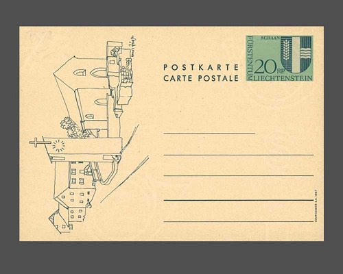 Postkarte: Gemeindwappen