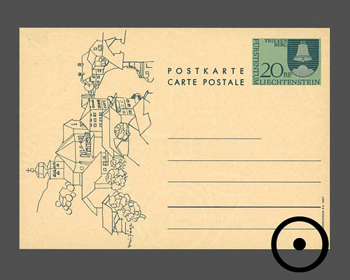 Postcard: Municipal coat of arms