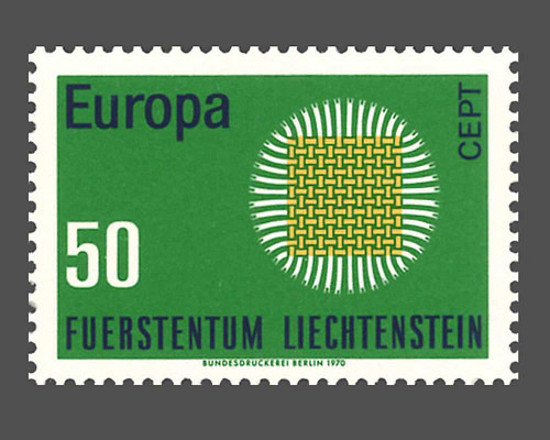 Europa - Flechtwerk als Sonnensymbol