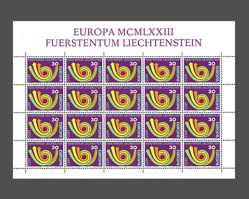 Europa - Stilisiertes Posthorn