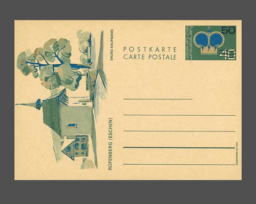 Postkarte: Fürstenkrone