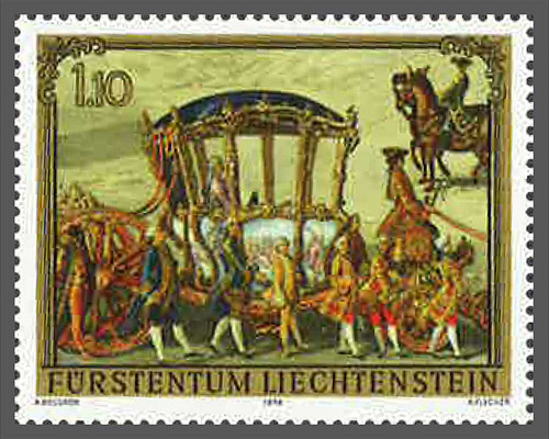 Gemälde - Goldener Wagen, Pferde