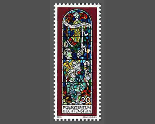 Weihnachten - Kirchfenster aus Triesenbe