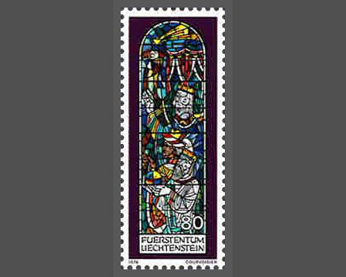 Weihnachten - Kirchfenster aus Triesenbe