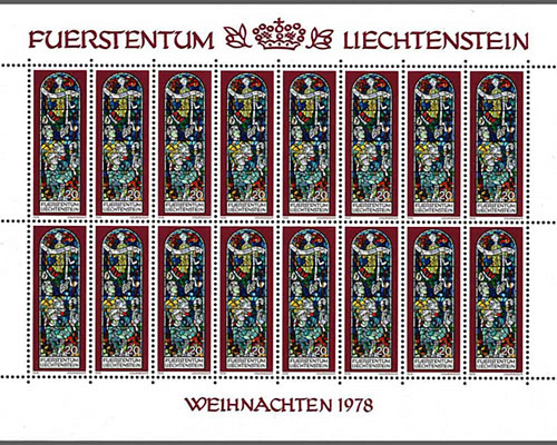 Weihnachten - Kirchfenster aus Triesenbe