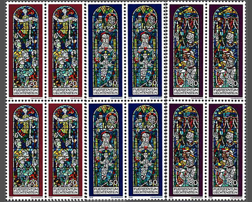 Weihnachten - Kirchfenster aus Triesenbe