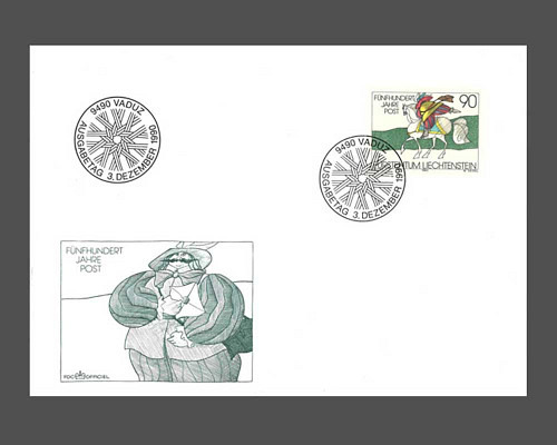 500 Years of postal affiliations in Euro