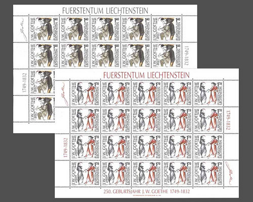 250. Geburtstag von J.W. Goethe