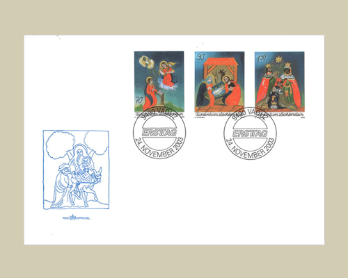 Christmas - The art of reverse painting