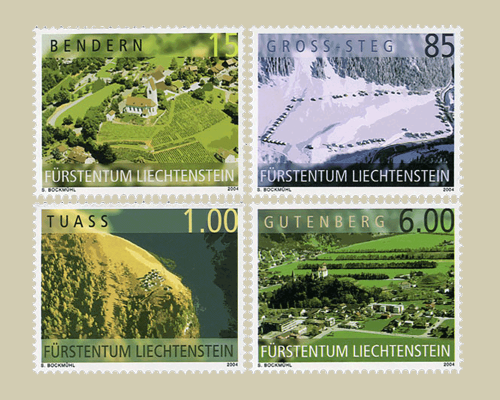 Liechtenstein von oben - I