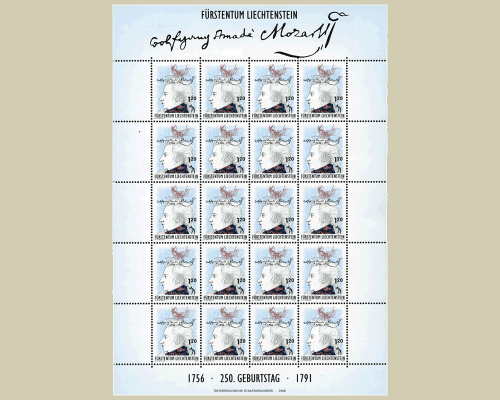 250. Geburtstag von Wolfgang Amadeus Moz