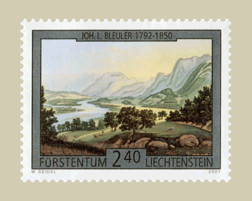 Joh. L. Bleuler - Liechtenstein am Alpen