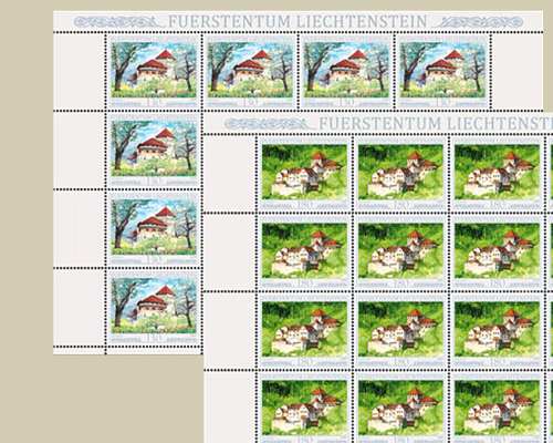 Vaduz Castle in the four seasons - I