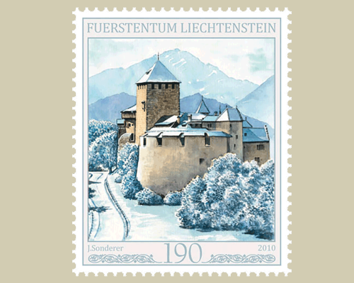 Vaduz Castle in the Four Seasons - II -