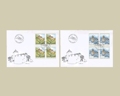 Vaduz Castle in the Four Seasons - II -