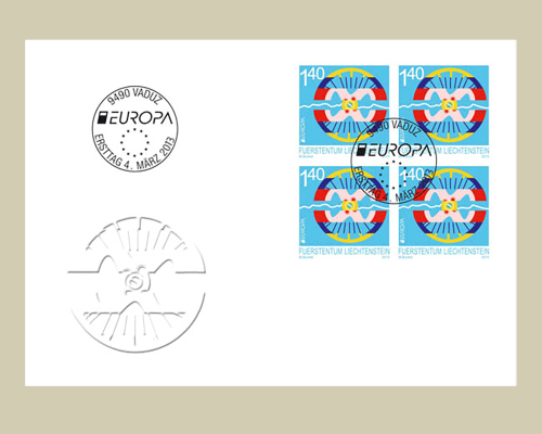 Europa 2013 - Postal Vehicles - Block of