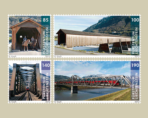 Les ponts sont des liens - Timbres-poste
