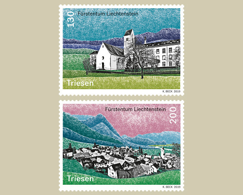 Dorfansichten: Triesen