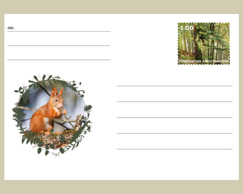 Postal stationery: Wild Animals in Liec.