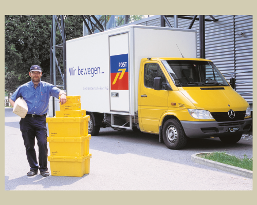 Postcard: 25 years of Liecht. Post