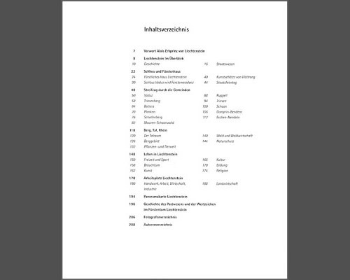 Book "Fürstentum Liechtenstein - Die sch