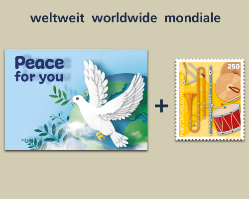 Postcard - Peace for you - domestic