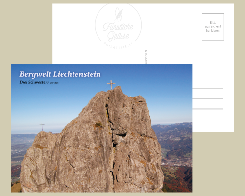 Ansichtskarte Bergwelt Liechtenstein